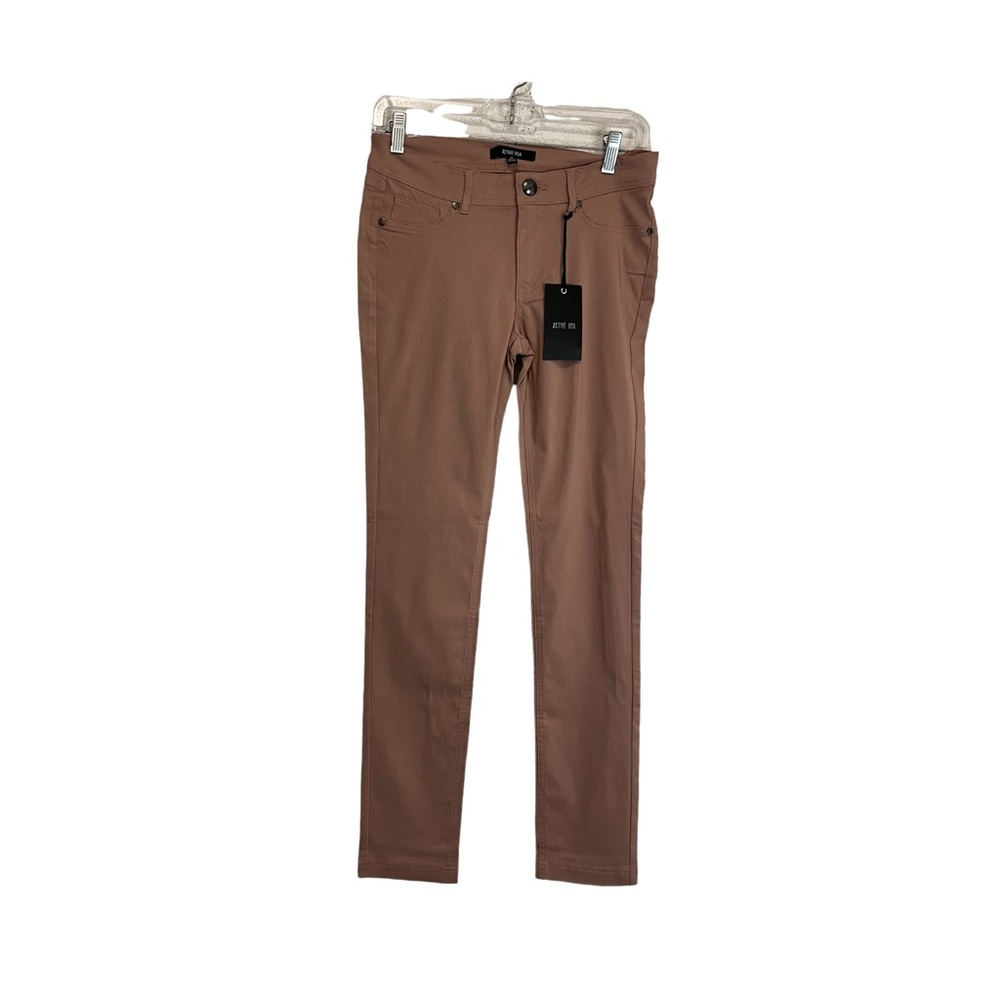Active USA Mauve Dusk Pink Skinny Pants Jeggings Jeans Womens Size M